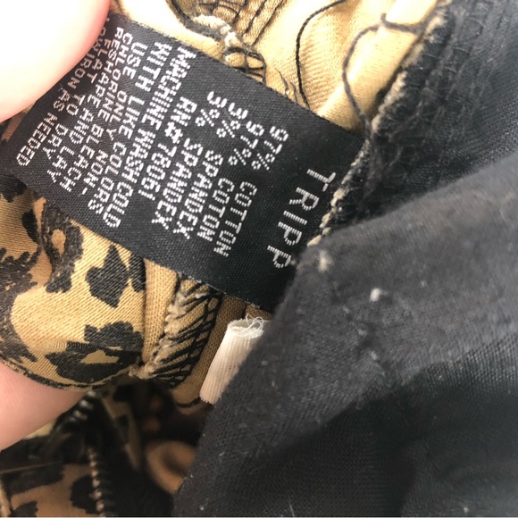 Tripp NYC Vintage Leopard Print Pants - Picture 7 of 8